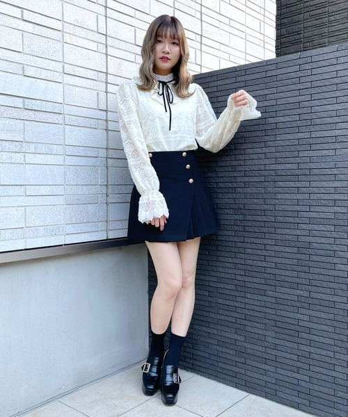 titty＆Co. PETIT（ティティアンドコープティ）の「【titty&Co.PETIT】トライカラースカパン（スカート・レディース・ブラック系その他/ブラック系その他2/ブラック系その他3/ベージュ系その他3/ベージュ系その他/グリーン系その他/ベージュ系その他2/グリーン系その他3/グリーン系その他2・SMALL/MEDIUM/LARGE）」の12枚目の写真