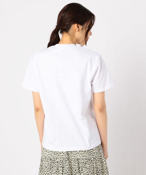 DANTON（ダントン）の「【DANTON/ダントン】POCKET Tシャツ #JD-9041（Tシャツ/カットソー・レディース・ホワイト/ブラック/オリーブ/ダークネイビー/パープル/キャメル・34/36）」の9枚目の写真