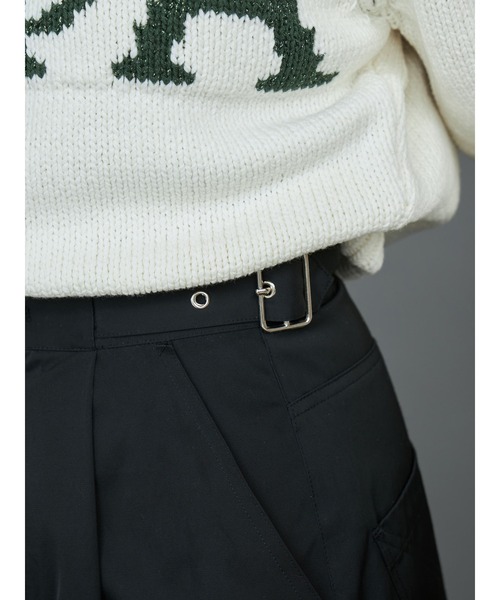 PAMEO POSE（パメオポーズ）の「Tuck Trousers（その他パンツ・レディース・ブラック/ベージュ/カーキ・S/M）」の8枚目の写真