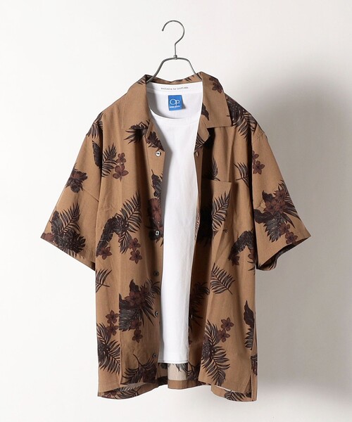 SHIPS any（シップス エニィ）の「SHIPS any: ダーク アロハ 半袖 シャツ◇（シャツ/ブラウス・メンズ・ブラック/ネイビー/シルバーグレー/ダークグリーン/カーキ/ロイヤルブルー・SMALL/MEDIUM/LARGE/X-LARGE）」の4枚目の写真