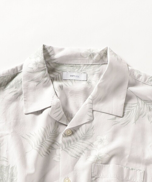 SHIPS any（シップス エニィ）の「SHIPS any: ダーク アロハ 半袖 シャツ◇（シャツ/ブラウス・メンズ・ブラック/ネイビー/シルバーグレー/ダークグリーン/カーキ/ロイヤルブルー・SMALL/MEDIUM/LARGE/X-LARGE）」の7枚目の写真