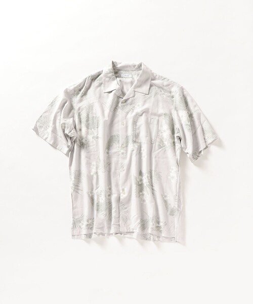 SHIPS any（シップス エニィ）の「SHIPS any: ダーク アロハ 半袖 シャツ◇（シャツ/ブラウス・メンズ・ブラック/ネイビー/シルバーグレー/ダークグリーン/カーキ/ロイヤルブルー・SMALL/MEDIUM/LARGE/X-LARGE）」の15枚目の写真