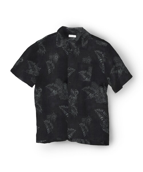 SHIPS any（シップス エニィ）の「SHIPS any: ダーク アロハ 半袖 シャツ◇（シャツ/ブラウス・メンズ・ブラック/ネイビー/シルバーグレー/ダークグリーン/カーキ/ロイヤルブルー・SMALL/MEDIUM/LARGE/X-LARGE）」の18枚目の写真