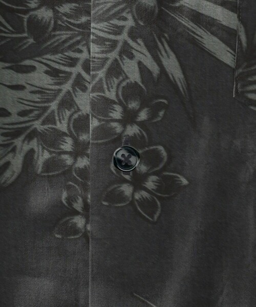 SHIPS any（シップス エニィ）の「SHIPS any: ダーク アロハ 半袖 シャツ◇（シャツ/ブラウス・メンズ・ブラック/ネイビー/シルバーグレー/ダークグリーン/カーキ/ロイヤルブルー・SMALL/MEDIUM/LARGE/X-LARGE）」の19枚目の写真