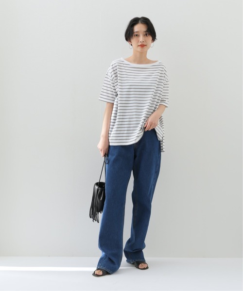 FRAMeWORK（フレームワーク）の「ボーダースクエアT◇（Tシャツ