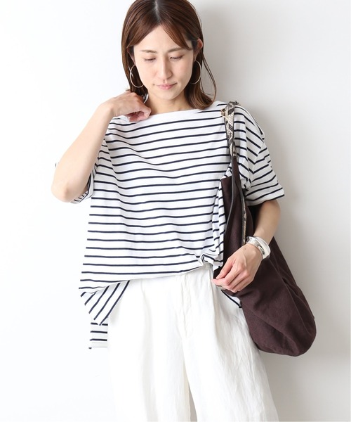 FRAMeWORK（フレームワーク）の「ボーダースクエアT◇（Tシャツ