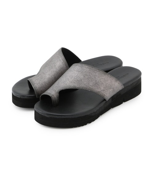 MADEMOISELLE ROPE'（マドモアゼル ロペ）の「【一部WEB限定】プラットフォームトングサンダル（サンダル・レディース・その他1/オレンジ/ブラック/オフホワイト・35.5/36.5/37.5）」の4枚目の写真