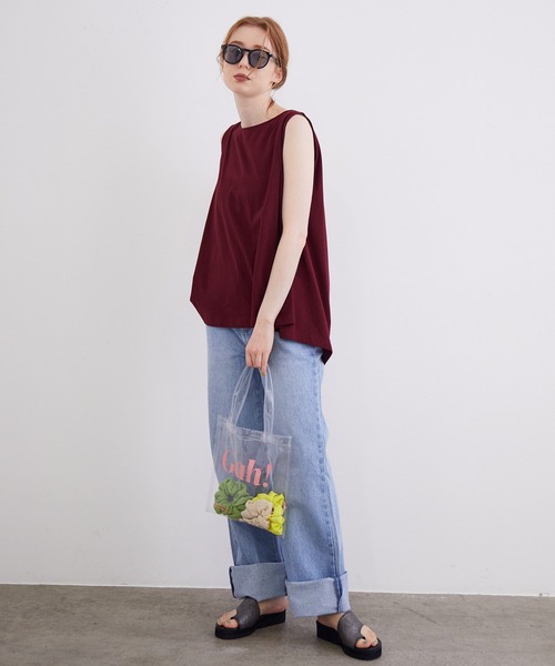 MADEMOISELLE ROPE'（マドモアゼル ロペ）の「【一部WEB限定】プラットフォームトングサンダル（サンダル・レディース・その他1/オレンジ/ブラック/オフホワイト・35.5/36.5/37.5）」の17枚目の写真