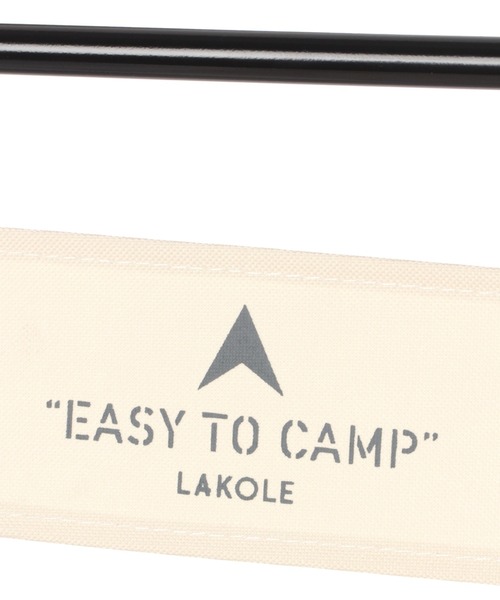 LAKOLE(ラコレ)の「【EASY TO CAMP】バックレスト付きフォールディングチェア / 938223(アウトドアグッズ・レディース・ネイビー/アイボリー・FREE)」の5枚目の写真