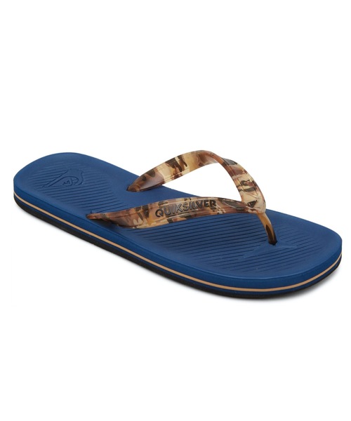 Quiksilver（クイックシルバー）の「HALEIWA II PRINT/クイックシルバービーサン（ビーチサンダル）（サンダル・メンズ・ブラック/ブラック系その他・25cm/26cm/27cm/28cm）」の2枚目の写真