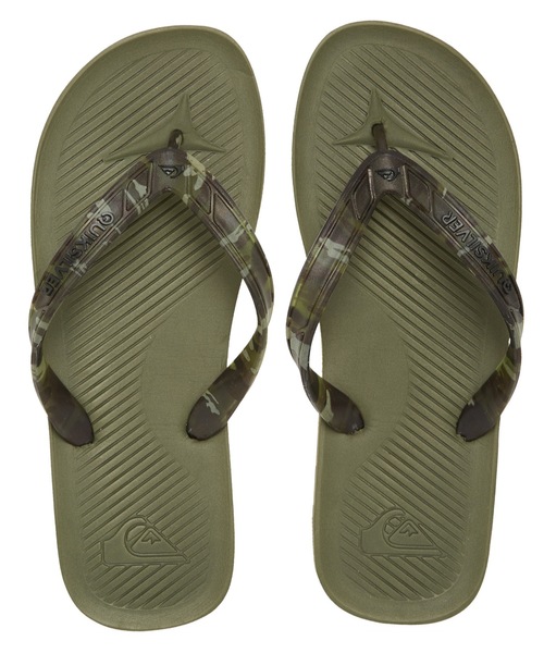 Quiksilver（クイックシルバー）の「HALEIWA II PRINT/クイックシルバービーサン（ビーチサンダル）（サンダル・メンズ・ブラック/ブラック系その他・25cm/26cm/27cm/28cm）」の3枚目の写真
