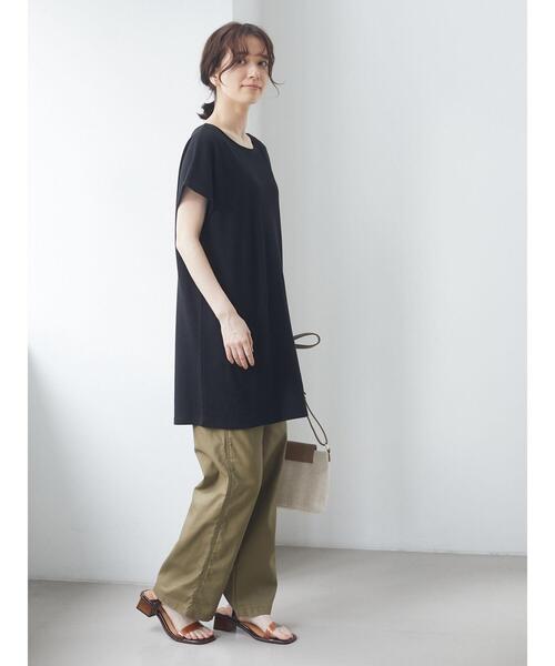 Green　Parks（グリーンパークス）の「イージーベイカーパンツ＊（その他パンツ・レディース・オフホワイト/ベージュ/カーキ/ネイビー・FREE）」の10枚目の写真