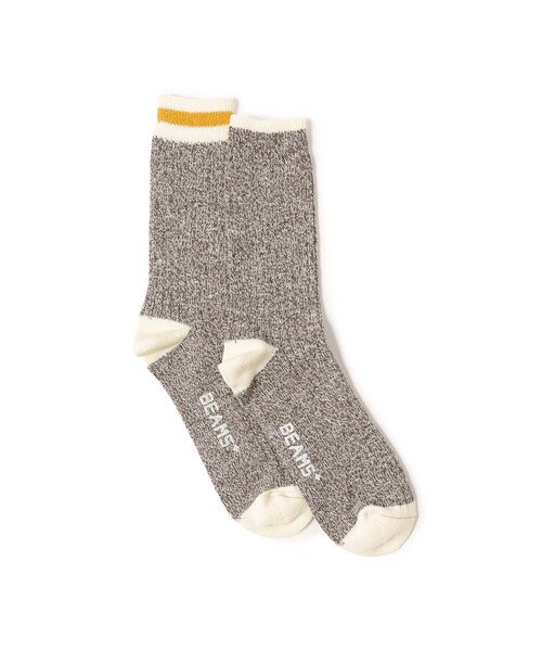 BEAMS PLUS（ビームスプラス）の「ラグ ソックス（ソックス/靴下・メンズ・ネイビー/カーキ/グレー/オフホワイト/インディゴブルー/ライトブラウン・ONE SIZE）」の3枚目の写真