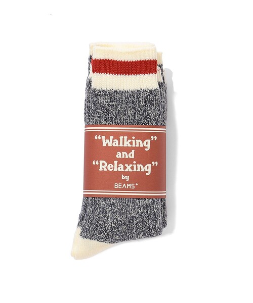 BEAMS PLUS（ビームスプラス）の「ラグ ソックス（ソックス/靴下・メンズ・ネイビー/カーキ/グレー/オフホワイト/インディゴブルー/ライトブラウン・ONE SIZE）」の16枚目の写真