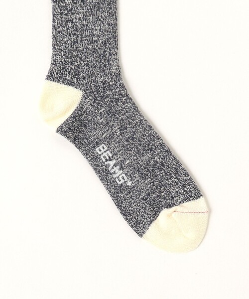 BEAMS PLUS（ビームスプラス）の「ラグ ソックス（ソックス/靴下・メンズ・ネイビー/カーキ/グレー/オフホワイト/インディゴブルー/ライトブラウン・ONE SIZE）」の18枚目の写真