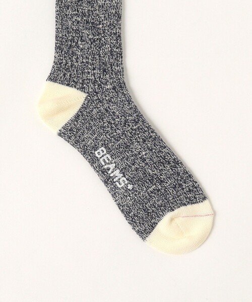 BEAMS PLUS（ビームスプラス）の「ラグ ソックス（ソックス/靴下・メンズ・ネイビー/カーキ/グレー/オフホワイト/インディゴブルー/ライトブラウン・ONE SIZE）」の21枚目の写真