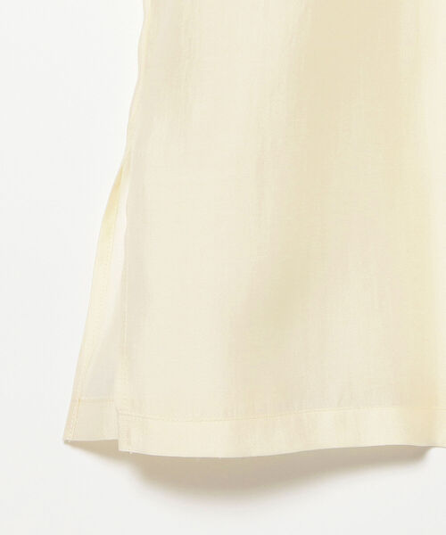 Ray BEAMS（レイビームス）の「Ray BEAMS / カットワーク 刺繍 オープン カラーシャツ（シャツ/ブラウス・レディース・オフホワイト/ミント・ONE SIZE）」の10枚目の写真