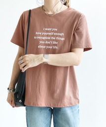 reca | 発砲プリントロゴTシャツ(Tシャツ/カットソー)