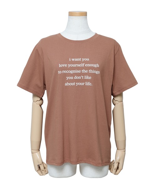 reca(レカ)の「発砲プリントロゴTシャツ(Tシャツ/カットソー・レディース・グレー/ピンク/ホワイト/モカ・FREE)」の11枚目の写真