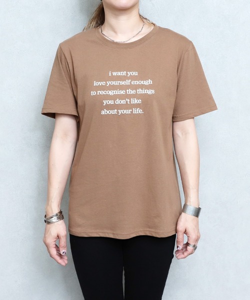 reca(レカ)の「発砲プリントロゴTシャツ(Tシャツ/カットソー・レディース・グレー/ピンク/ホワイト/モカ・FREE)」の12枚目の写真