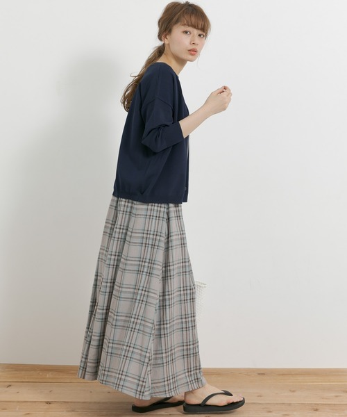 URBAN RESEARCH Sonny Label(アーバンリサーチサニーレーベル)の「(接触冷感)ショートカーディガン(カーディガン/ボレロ・レディース・イエロー系その他/ネイビー/ライトグレー・FREE)」の4枚目の写真