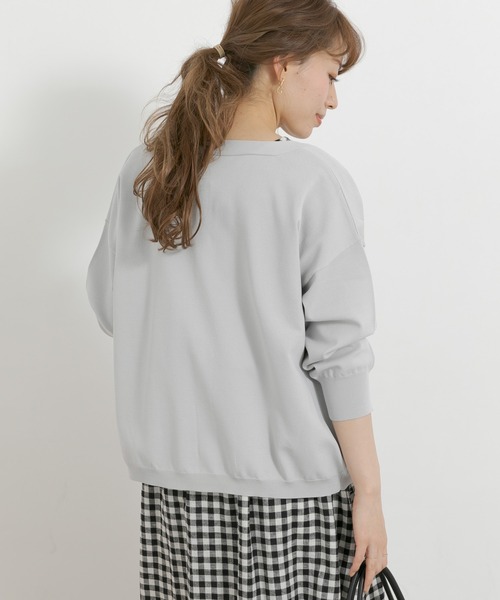 URBAN RESEARCH Sonny Label(アーバンリサーチサニーレーベル)の「(接触冷感)ショートカーディガン(カーディガン/ボレロ・レディース・イエロー系その他/ネイビー/ライトグレー・FREE)」の9枚目の写真