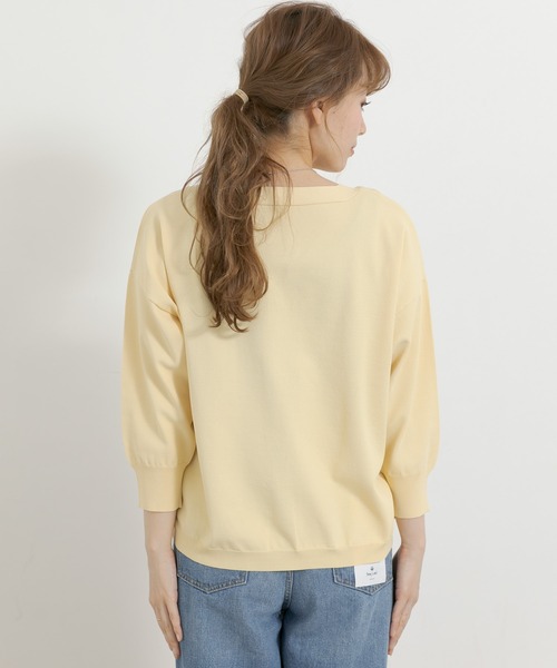 URBAN RESEARCH Sonny Label(アーバンリサーチサニーレーベル)の「(接触冷感)ショートカーディガン(カーディガン/ボレロ・レディース・イエロー系その他/ネイビー/ライトグレー・FREE)」の17枚目の写真