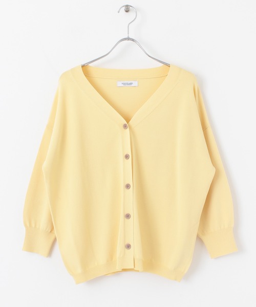 URBAN RESEARCH Sonny Label(アーバンリサーチサニーレーベル)の「(接触冷感)ショートカーディガン(カーディガン/ボレロ・レディース・イエロー系その他/ネイビー/ライトグレー・FREE)」の5枚目の写真