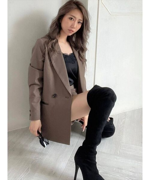 RESEXXY（リゼクシー）の「レースキャミソール（キャミソール・レディース・ブラック/ベージュ・FREE）」の6枚目の写真