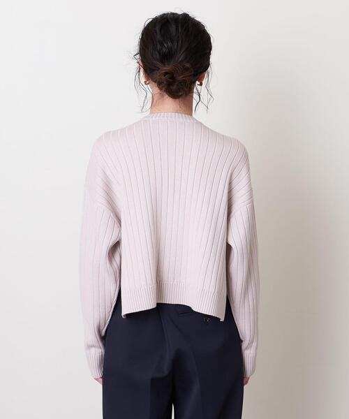 UNITED ARROWS - UNITED ARROWS ／UWFC ケーブル ショート丈 ニット† ◆ UNITED ARROWS（ユナイテッドアローズ）の「UWSC W リブ