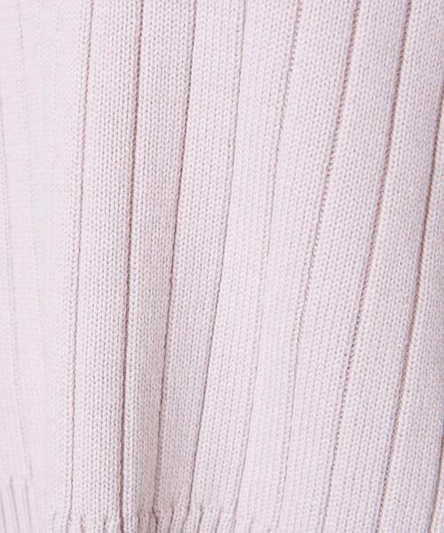 UNITED ARROWS（ユナイテッドアローズ）の「UWSC W リブ ショート ニット †（ニット/セーター・レディース・イエロー/ダークグレー/ナチュラル・FREE）」の10枚目の写真