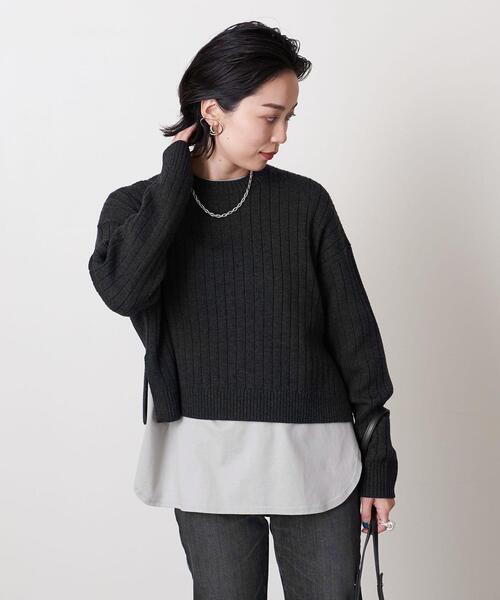UNITED ARROWS - UNITED ARROWS ／UWFC ケーブル ショート丈 ニット† ◆ ユナイテッドアローズのショート丈 ニットの商品一覧