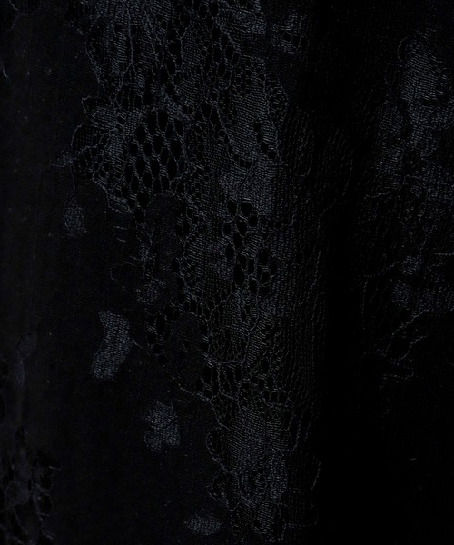 libelle more（リベル モア）の「花柄レース刺繍　3枚ハギスカート（スカート・レディース・ベージュ/ラベンダー/ブラック・M）」の19枚目の写真