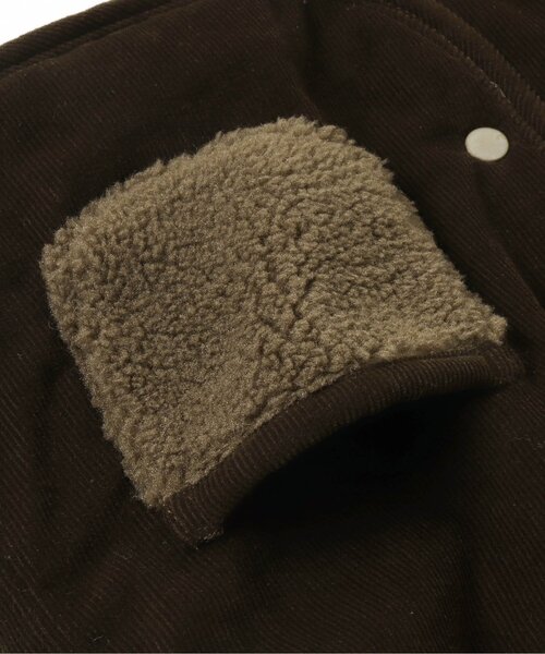 apres les cours（アプレレクール）の「リバーシブルボアベスト（ベスト・キッズ・ブラウン/ベージュ・110/90/130）」の10枚目の写真