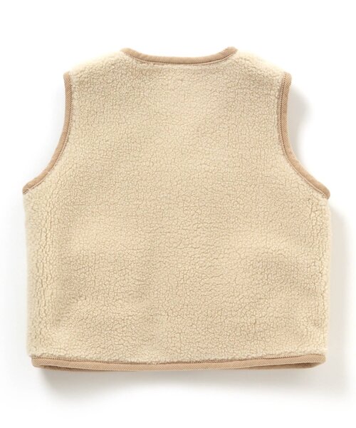 apres les cours（アプレレクール）の「リバーシブルボアベスト（ベスト・キッズ・ブラウン/ベージュ・110/90/130）」の12枚目の写真