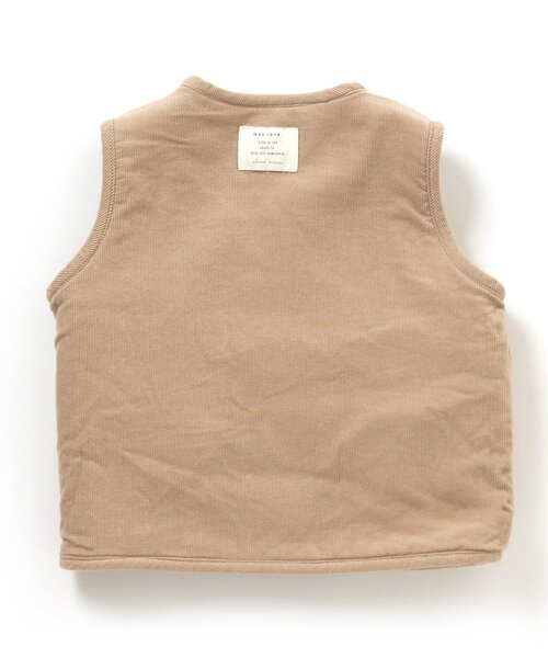 apres les cours（アプレレクール）の「リバーシブルボアベスト（ベスト・キッズ・ブラウン/ベージュ・110/90/130）」の16枚目の写真