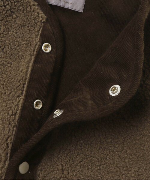 apres les cours（アプレレクール）の「リバーシブルボアベスト（ベスト・キッズ・ブラウン/ベージュ・110/90/130）」の19枚目の写真