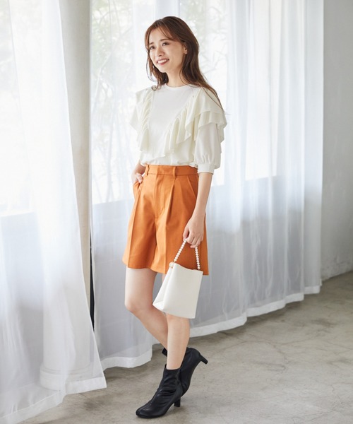 mysty woman(ミスティウーマン)の「アソートチェーンミニバッグ 957109(ショルダーバッグ・レディース・オフホワイト/ブラック/ベージュ・FREE)」の13枚目の写真