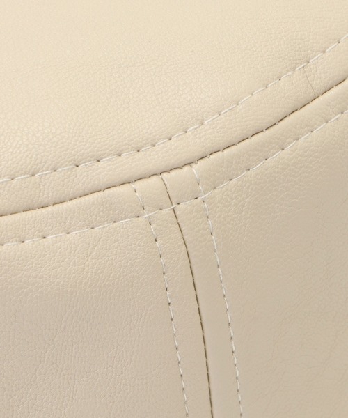 ikka（イッカ）の「フェイクレザーバケットハット（ハット・レディース・ブラック/ベージュ/オフホワイト・FREE）」の8枚目の写真