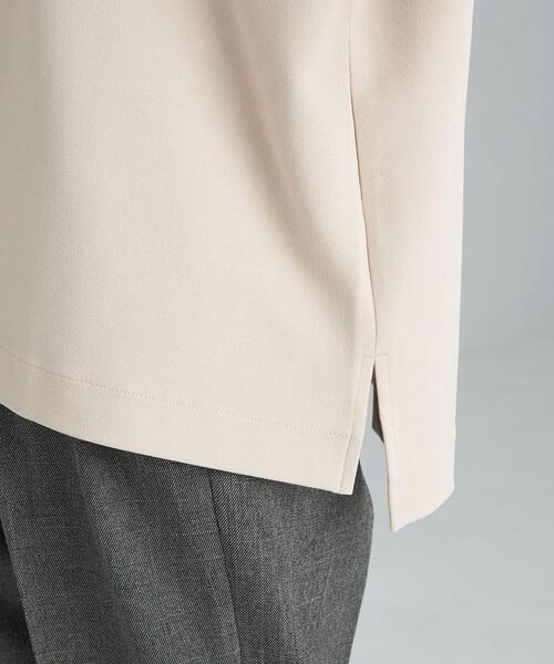 green label relaxing（グリーンレーベルリラクシング）の「カットジョーゼット ネック パーツ プルオーバー カットソー（Tシャツ/カットソー・レディース・オレンジ/ダークグレー/ナチュラル・FREE）」の13枚目の写真