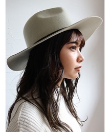 MURUA | フェイクレザーバンドマニッシュハット(ハット)