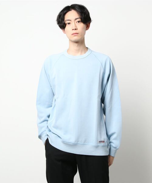 KRIFF MAYER(クリフメイヤー)の「ピグメントダンボールPO(スウェット・メンズ・チャコール/サックスブルー/サンドベージュ/ライトピンク・LARGE/MEDIUM/X-LARGE)」の1枚目の写真