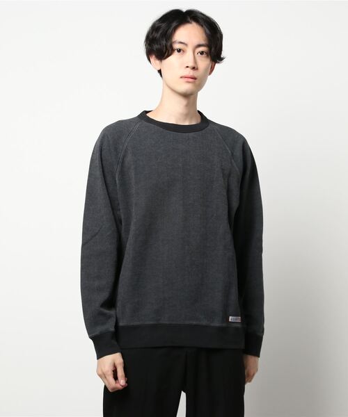 KRIFF MAYER(クリフメイヤー)の「ピグメントダンボールPO(スウェット・メンズ・チャコール/サックスブルー/サンドベージュ/ライトピンク・LARGE/MEDIUM/X-LARGE)」の2枚目の写真