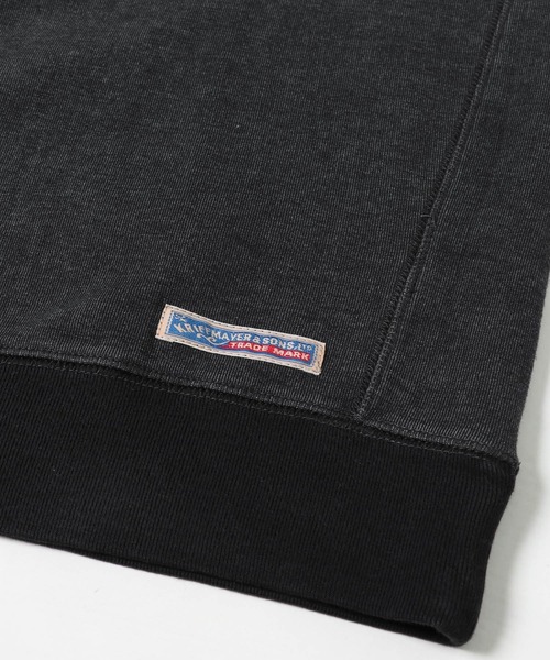 KRIFF MAYER(クリフメイヤー)の「ピグメントダンボールPO(スウェット・メンズ・チャコール/サックスブルー/サンドベージュ/ライトピンク・LARGE/MEDIUM/X-LARGE)」の7枚目の写真