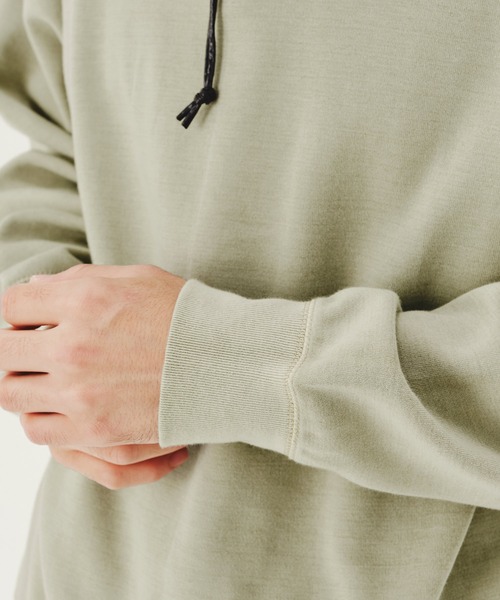 KRIFF MAYER(クリフメイヤー)の「ピグメントダンボールPO(スウェット・メンズ・チャコール/サックスブルー/サンドベージュ/ライトピンク・LARGE/MEDIUM/X-LARGE)」の10枚目の写真