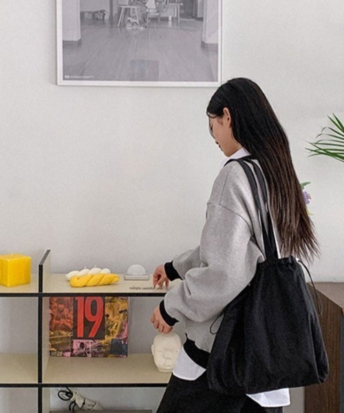 A'GEM/9 × .kom『muah muah/ムーアムーア』LINE COMBI V-NECK MTM/ラインコンビ Ｖネックスウェットシャツ（スウェット）｜muahmuah（ムーアムーア）