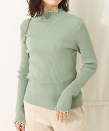 12Gスフレニット　配色メロープルオーバー