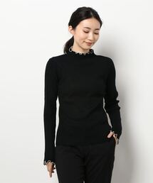 libelle more | 12Gスフレニット　配色メロープルオーバー(ニット/セーター)