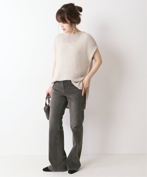 SOMETHING（サムシング）の「《WEB限定》【SOMETHING/サムシング】 LISA FLARE◆（デニムパンツ・レディース・ブラウン・MEDIUM）」の10枚目の写真