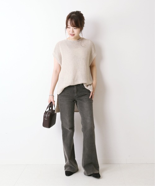 SOMETHING（サムシング）の「《WEB限定》【SOMETHING/サムシング】 LISA FLARE◆（デニムパンツ・レディース・ブラウン・MEDIUM）」の22枚目の写真